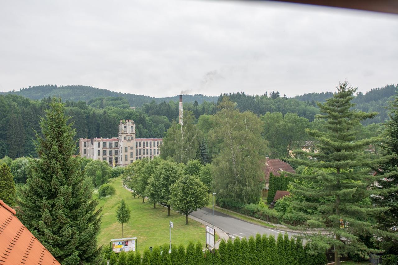 Penzion Signum Laudis Hotel Velké Hamry Buitenkant foto